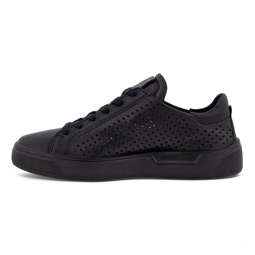 Tenis Mujer - ECCO Street Tray Laced - Negros - NOT239167